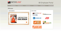 Desktop Screenshot of employee.interlinebrands.com